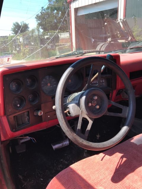 1985 Red Chevrolet C-10 Standard Cab Pickup