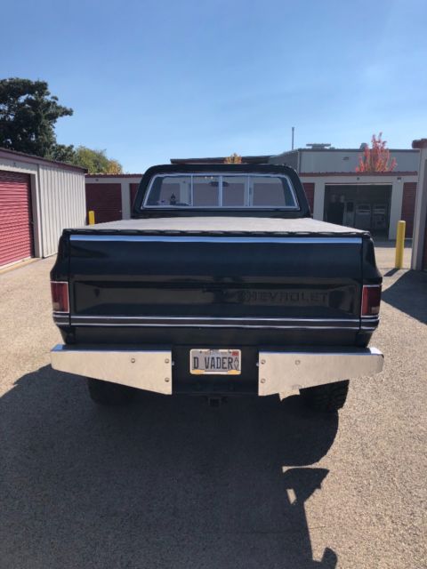 1985 Black Chevrolet K10 Standard Cab Pickup