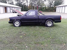 1985 Black Chevrolet S-10 Extended Crew Cab Pickup