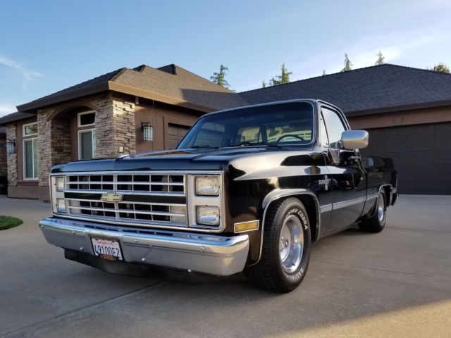 1985 Black Chevrolet C-10 Standard Cab Pickup
