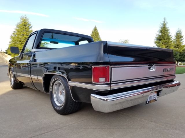 1985 Black Chevrolet C-10 Standard Cab Pickup