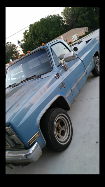 1985 Sky blue Chevrolet C/K Pickup 1500 Pick up