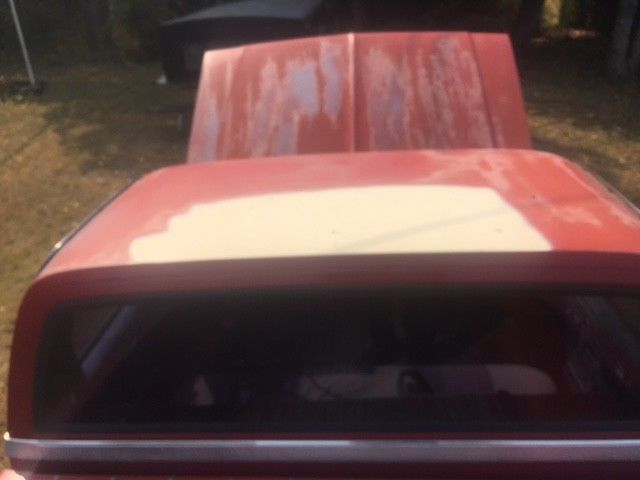 1985 Red Chevrolet C-10 truck