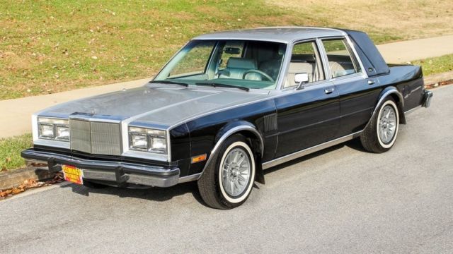 1985 Black Chrysler Fifth Ave Sedan