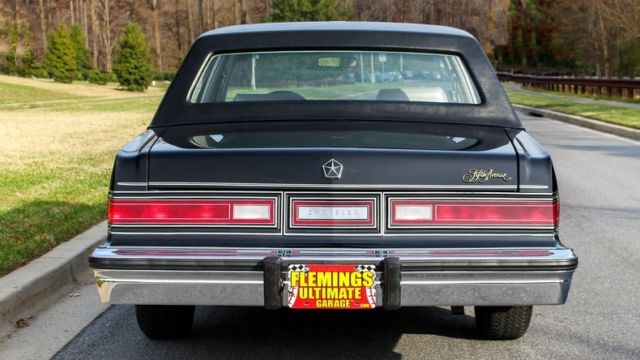 1985 Black Chrysler Fifth Ave Sedan