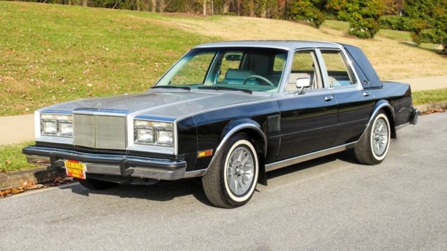 1985 Black Chrysler Fifth Ave Sedan
