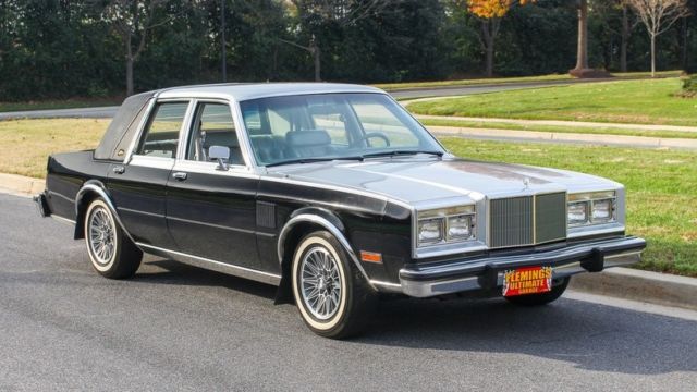 1985 Black Chrysler Fifth Ave Sedan