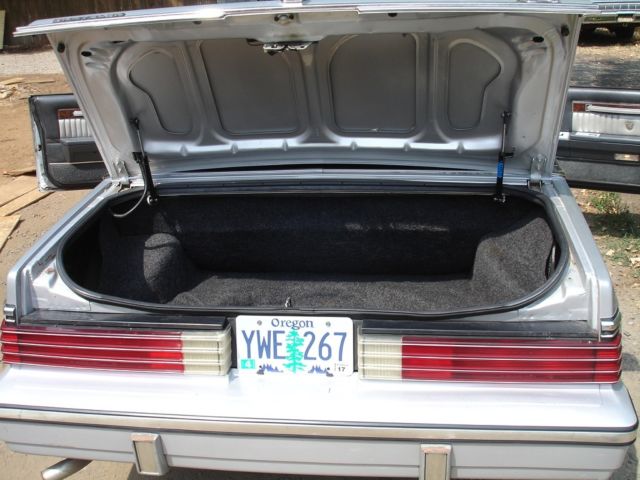 1985 Silver Gray Chrysler LeBaron Convertible