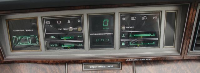 1985 Silver Gray Chrysler LeBaron Convertible