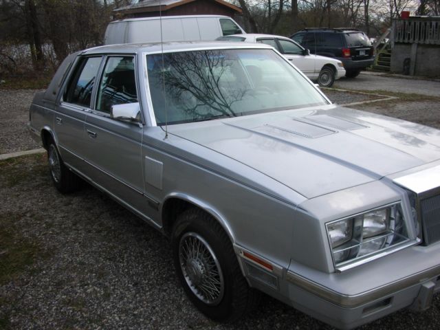 1985 Silver Chrysler LeBaron Sedan