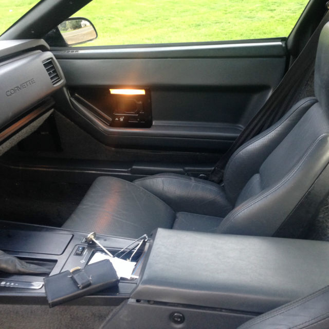 1985 Black Chevrolet Corvette T Top