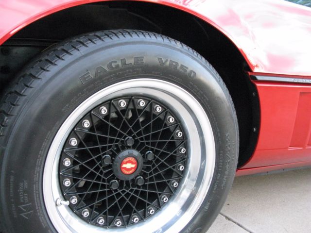 1985 Bright Red Chevrolet Corvette