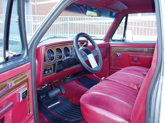 1985 Charcoal & Silver Dodge Other Pickups Regular Cab Pickup