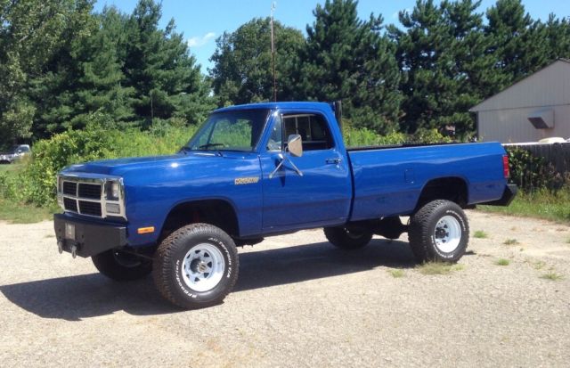 1985 Blue Dodge Other Pickups Regular cab long bed
