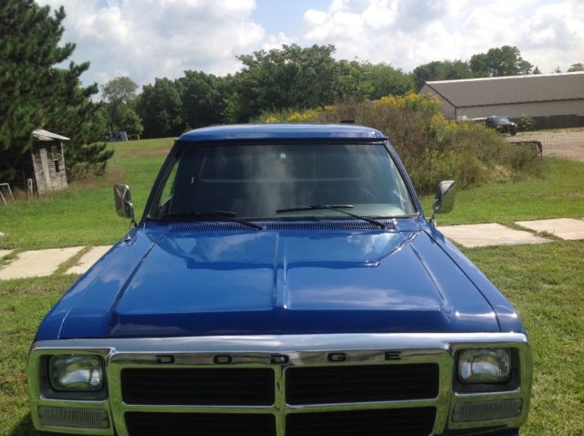 1985 Blue Dodge Other Pickups Regular cab long bed