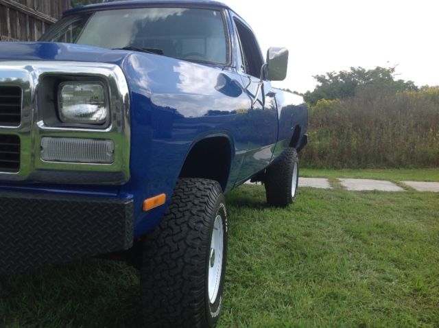 1985 Blue Dodge Other Pickups Regular cab long bed