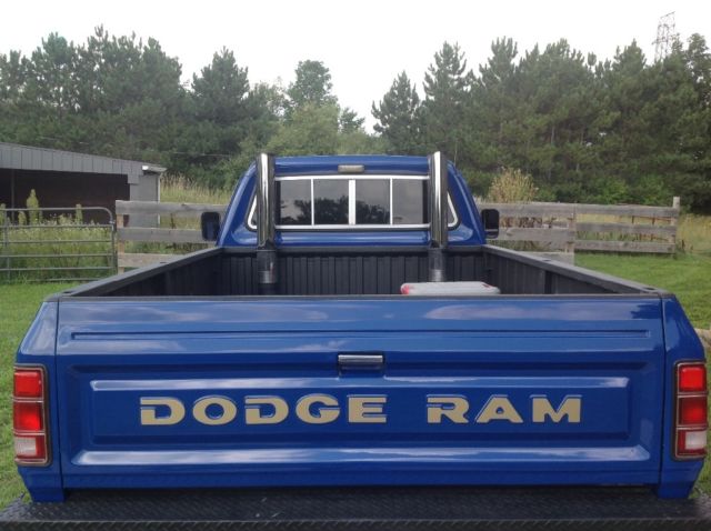 1985 Blue Dodge Other Pickups Regular cab long bed
