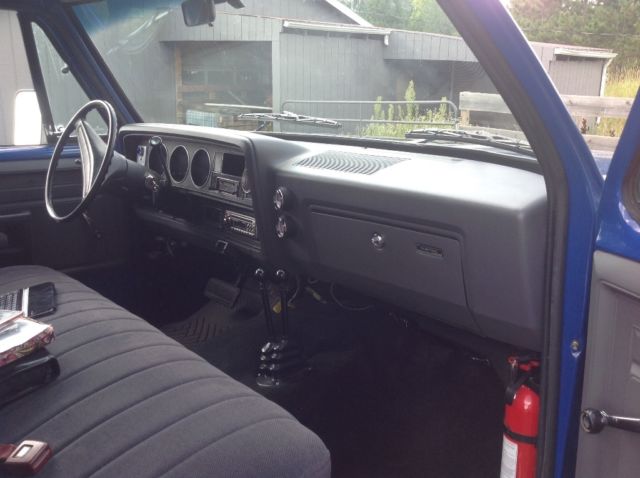 1985 Blue Dodge Other Pickups Regular cab long bed