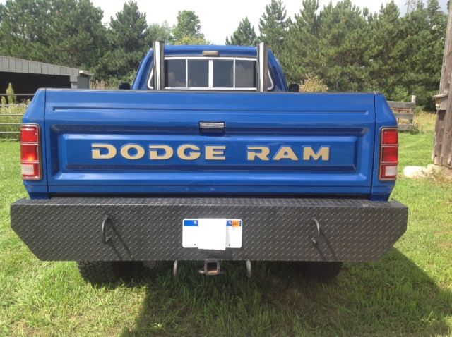 1985 Blue Dodge Other Pickups Regular cab long bed
