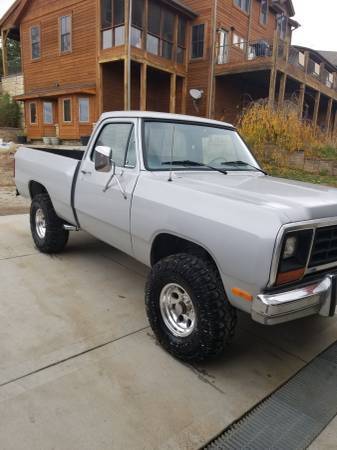 1985 Silver Dodge Other Pickups Standard Cab Pickup