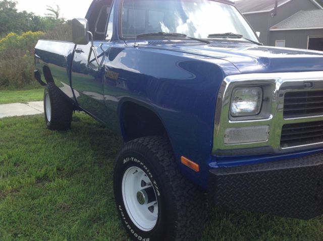 1985 Blue Dodge Other Pickups Standard Cab Pickup