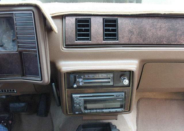 1985 Black and Silver Chevrolet El Camino Pickup