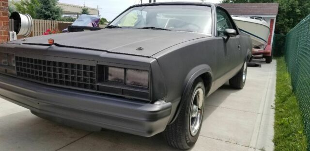 1985 Black Chevrolet El Camino Standard Cab Pickup