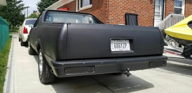1985 Black Chevrolet El Camino Standard Cab Pickup