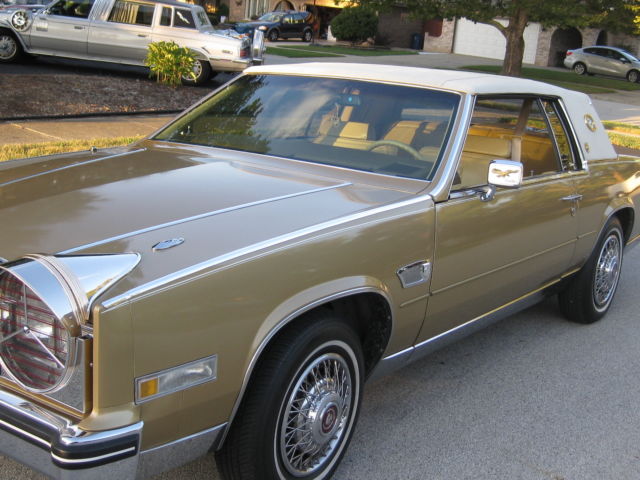 1985 Gold Cadillac Eldorado Coupe