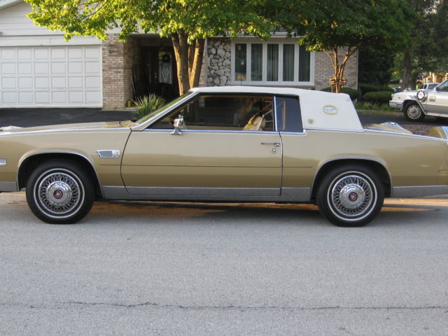 1985 Gold Cadillac Eldorado Coupe