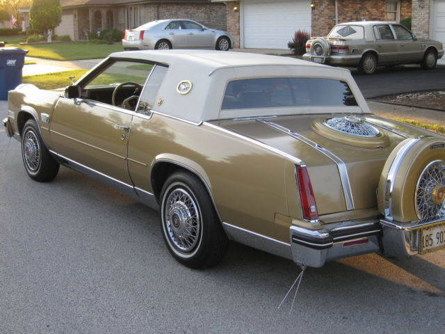 1985 Gold Cadillac Eldorado Coupe