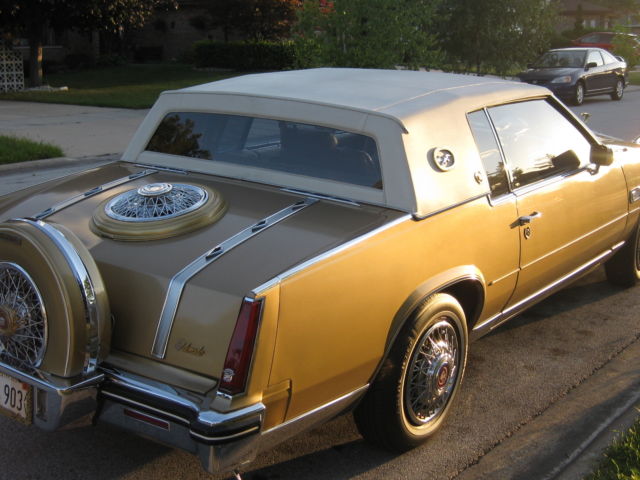 1985 Gold Cadillac Eldorado Coupe