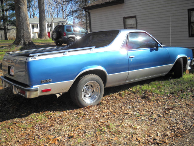 1985 Shelby Blue/Gray Chevrolet El Camino