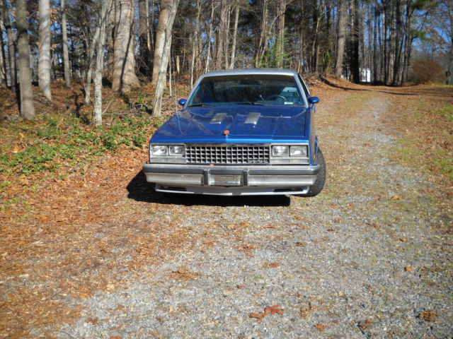 1985 Shelby Blue/Gray Chevrolet El Camino