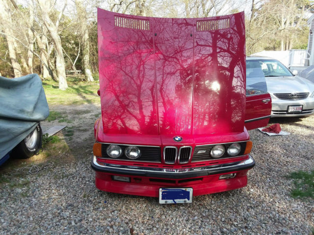 1985 Cinnabar red BMW M6 Coupe