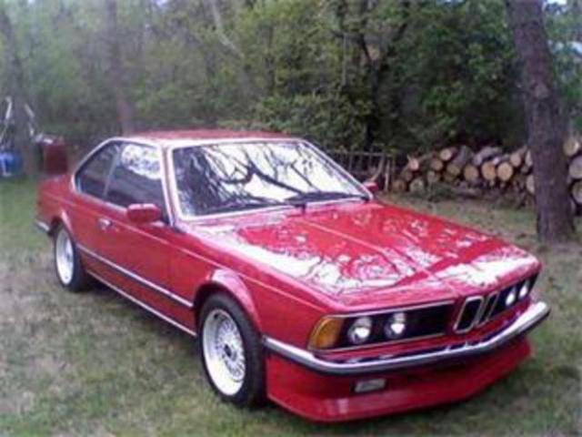 1985 Cinnabar red BMW M6 Coupe