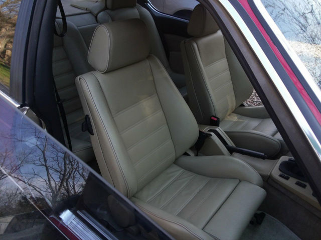 1985 Cinnabar red BMW M6 Coupe