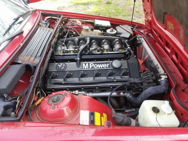 1985 Cinnabar red BMW M6 Coupe