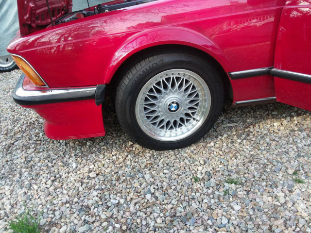 1985 Cinnabar red BMW M6 Coupe