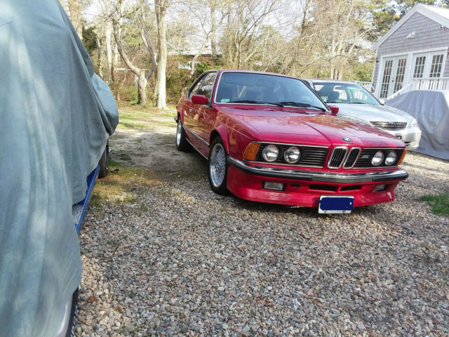 1985 Cinnabar red BMW M6 Coupe