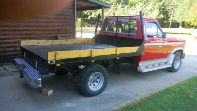 1985 Red Ford F-150 regular cab