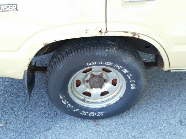1985 Beige Toyota Land Cruiser SUV