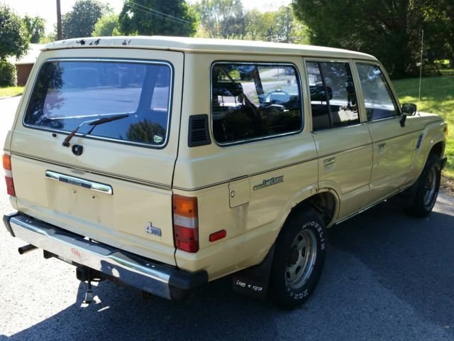 1985 Beige Toyota Land Cruiser SUV