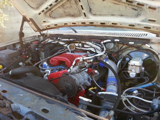 1985 White Ford Bronco SUV