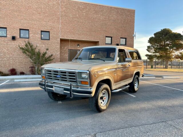 1985 Black Ford Bronco Standard Cab Pickup