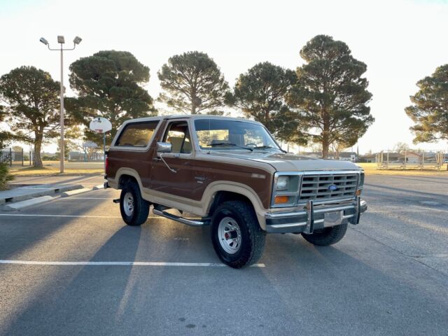 1985 Black Ford Bronco Standard Cab Pickup