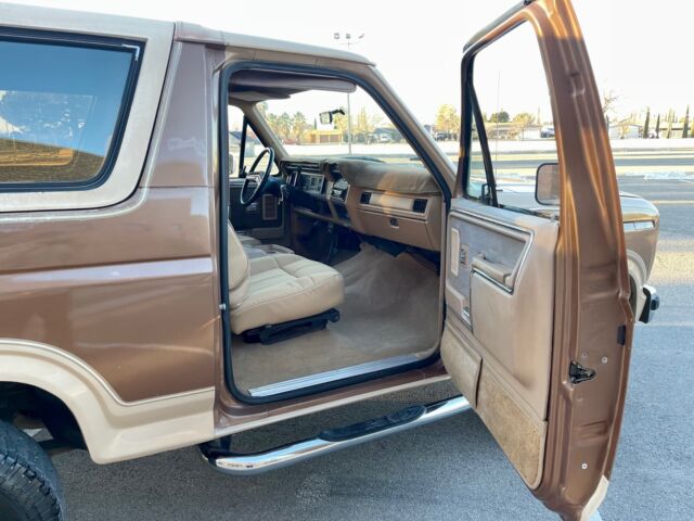 1985 Black Ford Bronco Standard Cab Pickup