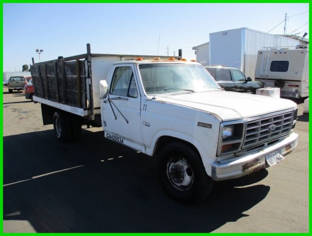 1985 White Ford F-350 Pickup Truck