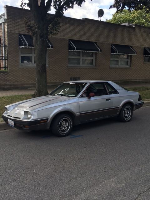 1985 Silver Ford Escort Coupe