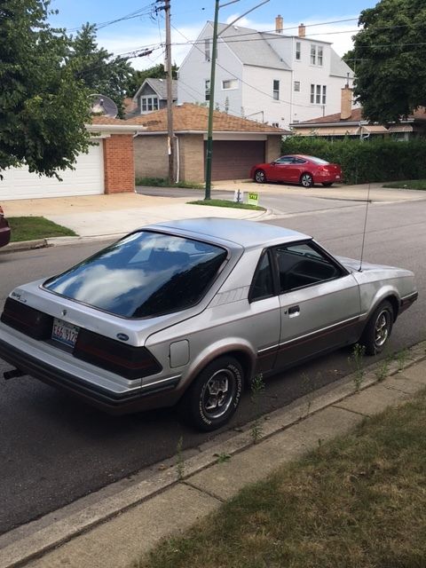 1985 Silver Ford Escort Coupe